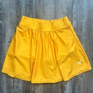Varsity skirt with liner